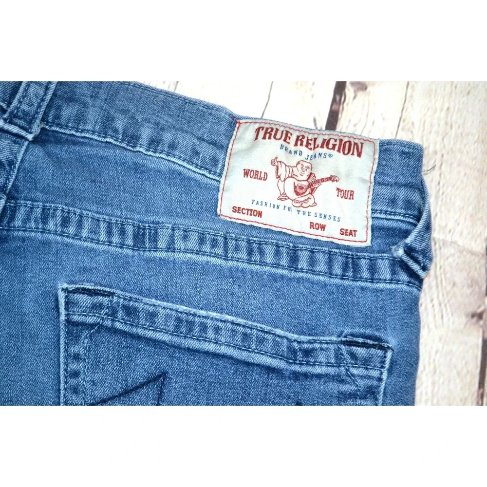 TRUE RELIGION Men's Ricky Relaxed Straight Jeans SIZE 34/33 Medium Wash